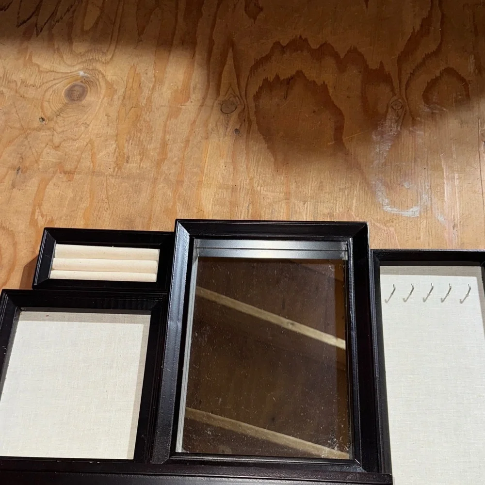 Black Multi-Frame Jewelry Organizer